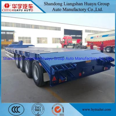 Veículo especial semi-reboque de 4 eixos para trabalho pesado 100 t para caminhão Sino Truk