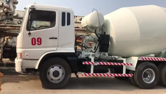 Caminhão misturador de concreto volumétrico usado Japão 10 12 Cbm caminhão misturador de cimento usado renovado