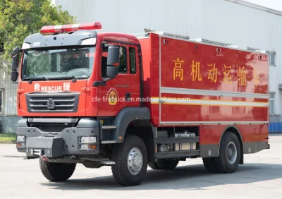 Veículo de transporte de equipamentos de resgate Sitrak 4X4 novíssimo