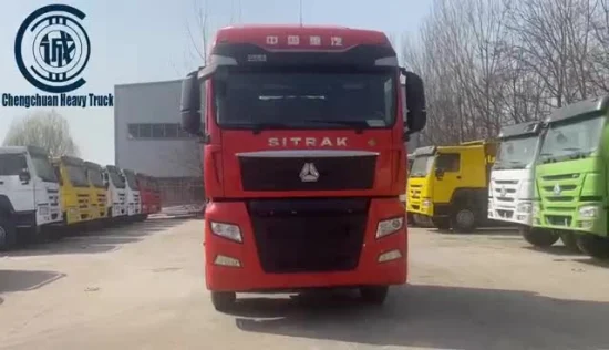 China 2017/2018/2019 Ano Usado 430HP/440 HP Sinotruk HOWO Sitrak T7h CNG Tractor Truck Head 6X4 Usado CNG Euro 5 Tractor Trucks