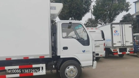 Caminhão de sorvete refrigerado Japão Isuzu 600p 4X2 tipo 5 toneladas 6 toneladas
