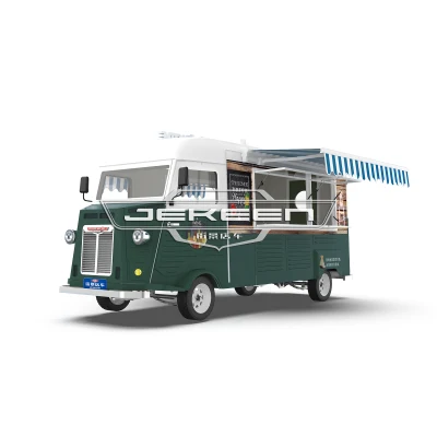 Jekeen Electric Food Truck com serviço de fast food e máquina de lanches Barton