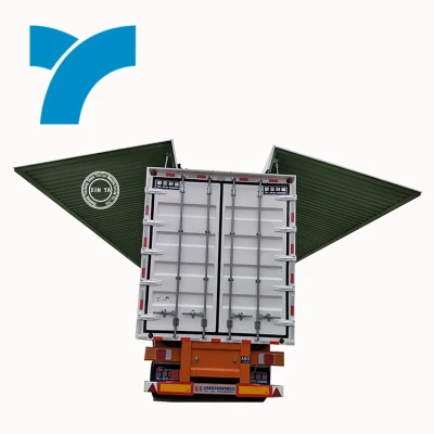 Semirreboque de transporte de carga de caminhão novo China 10 Wheeler Van asa