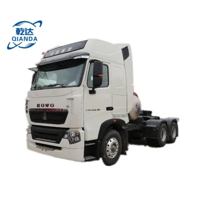 Boutique Sinotruk HOWO 6*4 caminhão trator CNG HOWO A7 T7 6*4 caminhão trator GNV