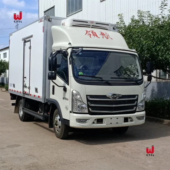 China Sinotruk/HOWO 4X2 5 Ton Carrier Freezer Cooling Cargo Van/Light/Caminhão/Alimentos/Freezer/Refrigerador Veículo/Caminhão Preço para Refrigerado/Congelamento/Caixa