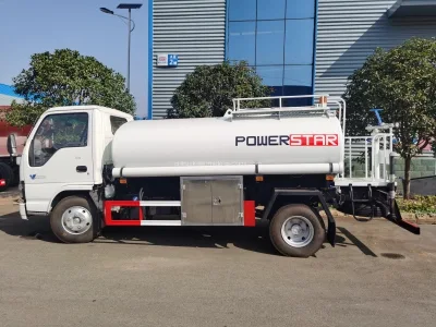 Veículo de transporte de água de aço inoxidável Japão I Suzu 5000 litros para venda