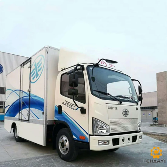 Caminhão EV de venda quente chinês FAW 5t Cargo Van Caminhão elétrico